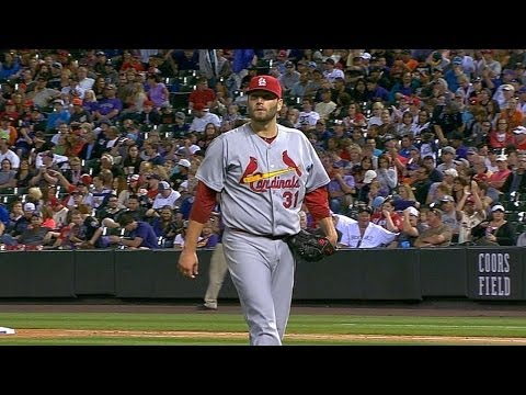 STL@COL: Lynn fans seven over eight scoreless innings