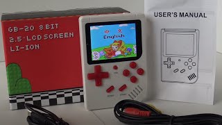 Game Boy Pocket Mini 8bit " 188 in 1 " Ultimate Pocket Handheld