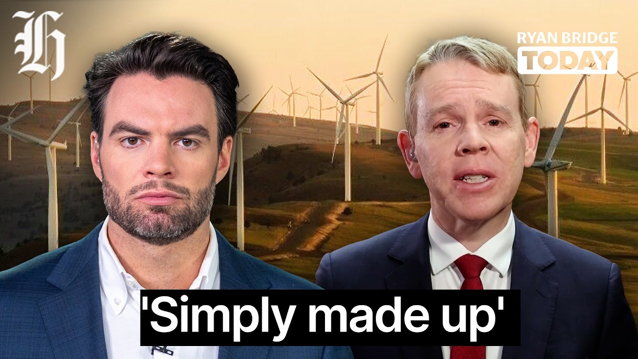 'Simply made up': Hipkins denies Labour blocked clean energy projects | Ryan Bridge TODAY