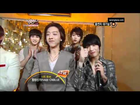 110401 Music Bank TVXQ & CNBLUE - Back Stage