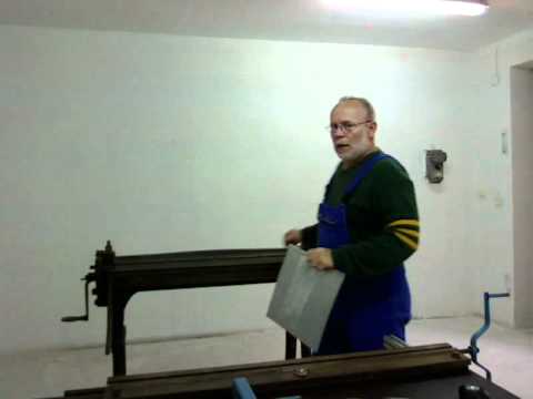 Dachrinne Herstellen Teil 1 - Rinne Biegen - Eine Anleitung