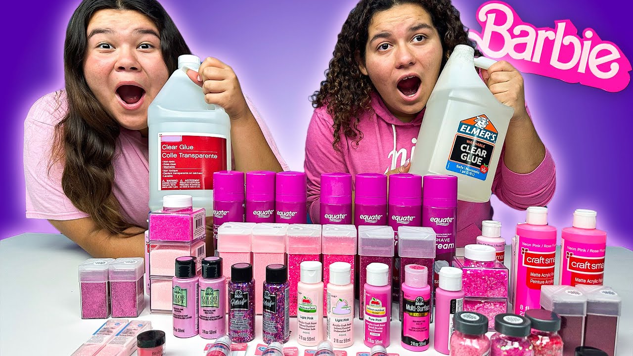 MAKING SUPER FLUFFY BARBIE SLIME