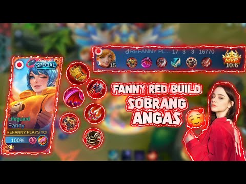 REFANNY PLAYS | FANNY RED BUILD | SOBRANG ANGAS🔥 | SOLO QUE | MLBB