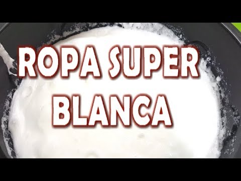 Sparkling white clothes with this foaming gel whitening detergent