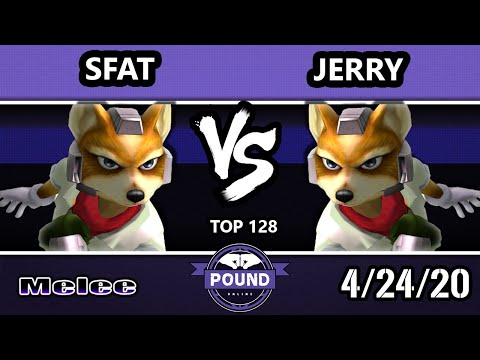 Pound Online 2020 Melee Top 128 - SFAT (Fox) Vs. Jerry (Fox) SSBM Singles