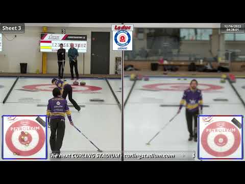 Tran/Sluchinski vs. Herman/Reynolds - Draw 1 - Curling Stadium Alberta Curling Series Doubles