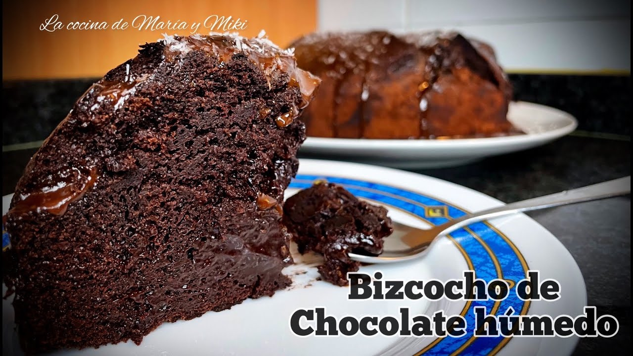 BIZCOCHO DE CHIOCOLATE en AIRFRYER | Húmedo y esponjoso