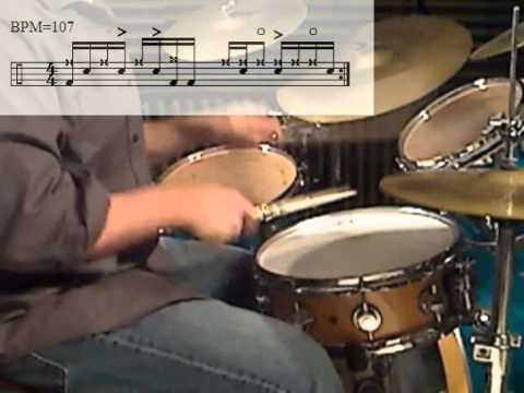 Free Drum Lesson Video. Beat of the Week looks at Liberty DeVitto Groove