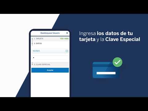 Desbloqueo de usuario de Token Digital