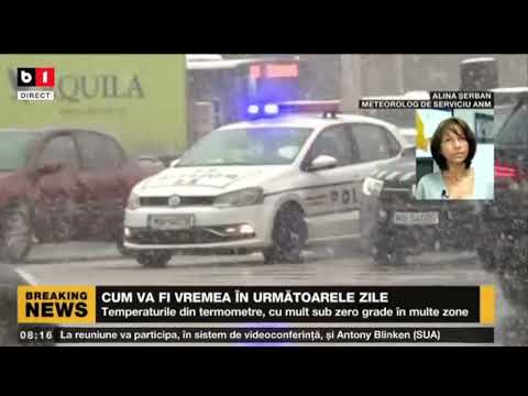 CUM VA FI VREMEA ÎN URMĂTOARELE ZILE_Stiri B1_24 ian 2022