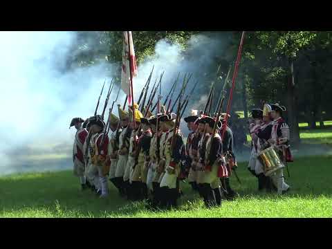 Zeitreise ins 18. Jahrhundert auf Schloss Fasanerie 2023 - Gefechtsdarstellung im Schlosspark II
