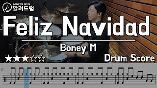 Feliz Navidad - Boney M  DRUM COVER
