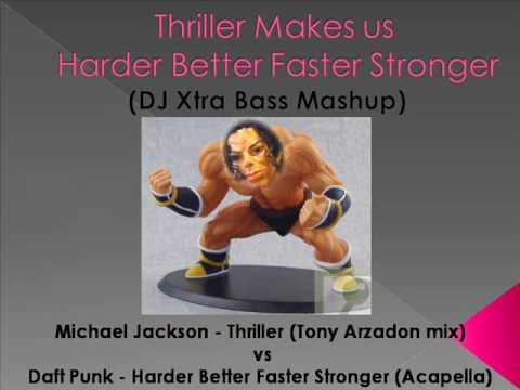 Thriller Makes us Harder Better Faster Stronger (DJ Xtra Bass Mashup)