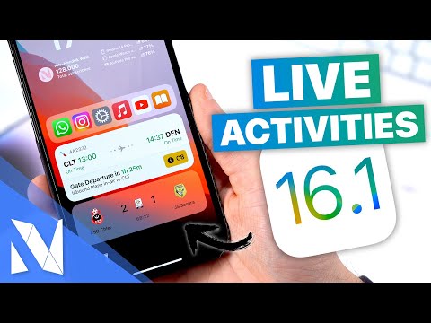 iOS 16.1 LIVE ACTIVITIES - Die BESTEN Apps, die du kennen musst! | Nils-Hendrik Welk