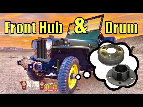 How to REMOVE Front Axle Wheel Hub | 1941-1964 Jeep & Willys