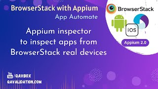 Redirect Appium inspector to BrowserStack real devices to inspect elements