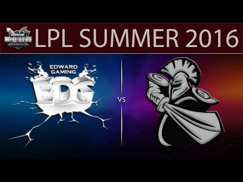 [LoL Highlights] EDG vs NB Game 1 | LPL Summer 2016 (26.05.2016) - EDward Gaming vs Newbee