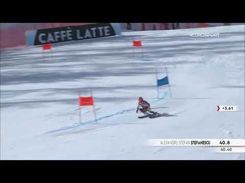 Alexandru Stefan STEFANESCU  - run 1 - GS - Cortina 2021 Ski Wolrd Championships - 19 FEB 2021