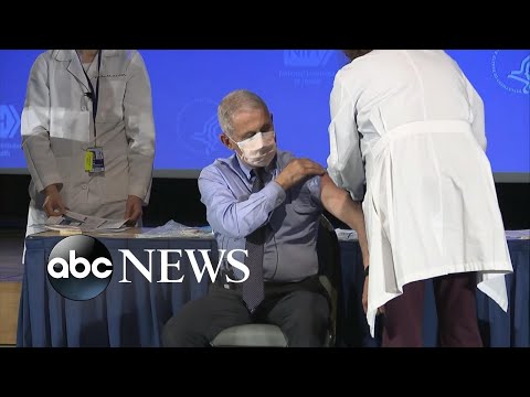 ABC News Live Update: Dr. Anthony Fauci receives Moderna’s COVID-19 vaccine