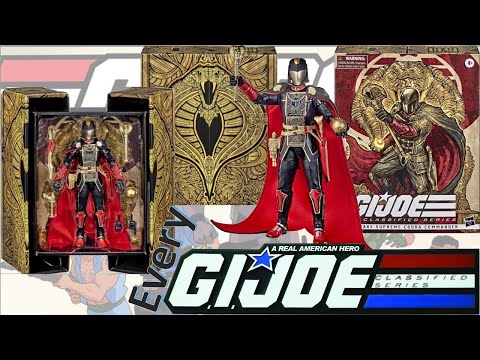 *see newer video* Every G.I. Joe Classified 6 inch Comparison List SDCC 2020 Supreme Commander Cobra