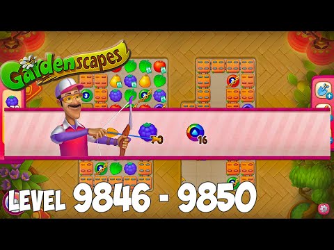 GardenScapes level 9846 9847 9848 9849 9850 🌱 Gameplay Walkthrough (Android, iOS) Playrix