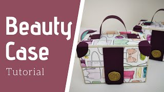 Beauty Case mit Stil und Klasse Geschenkbox Geschenkverpackung Schmuckkoffer Kosmetikkoffer basteln