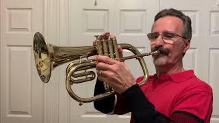 Video thumbnail for Getzen Eterna 4-Valve Flugelhorn. 4th valve allows you to play down to C# below F#. Made 1980-1985. by BRASS FROM THE PAST