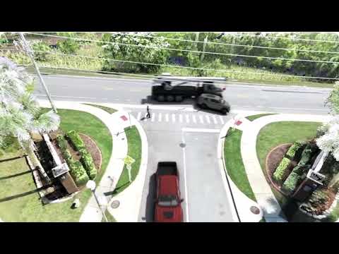 Simulacion de choque lateral de camion vs automovil