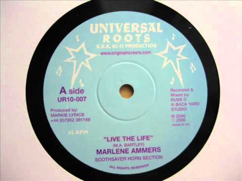 10" Side A: Marlene Ammers - Live the Life