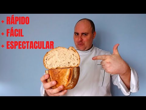 🔴Cómo hacer un PAN DE MASA MADRE RÁPIDO Y FÁCIL ¡listo en 4 horas máximo!💪 Chef Sergio Benito👨‍🍳