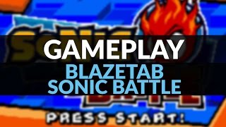 BlazeTab Playing Sonic Battle