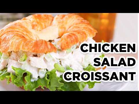 Best Chicken Salad Croissant Sandwich | School Lunch Ideas by MOMables