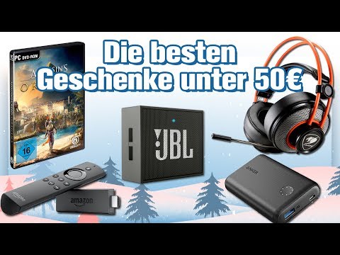 Die 7 besten Technik-Geschenke unter 50 Euro (Weihnachten 2017) ?? #Geschenke-Tipps
