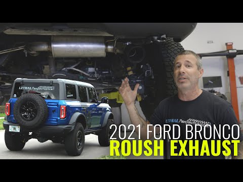 2021 Ford Bronco | Roush Performance Exhaust Install & Sound Clips!