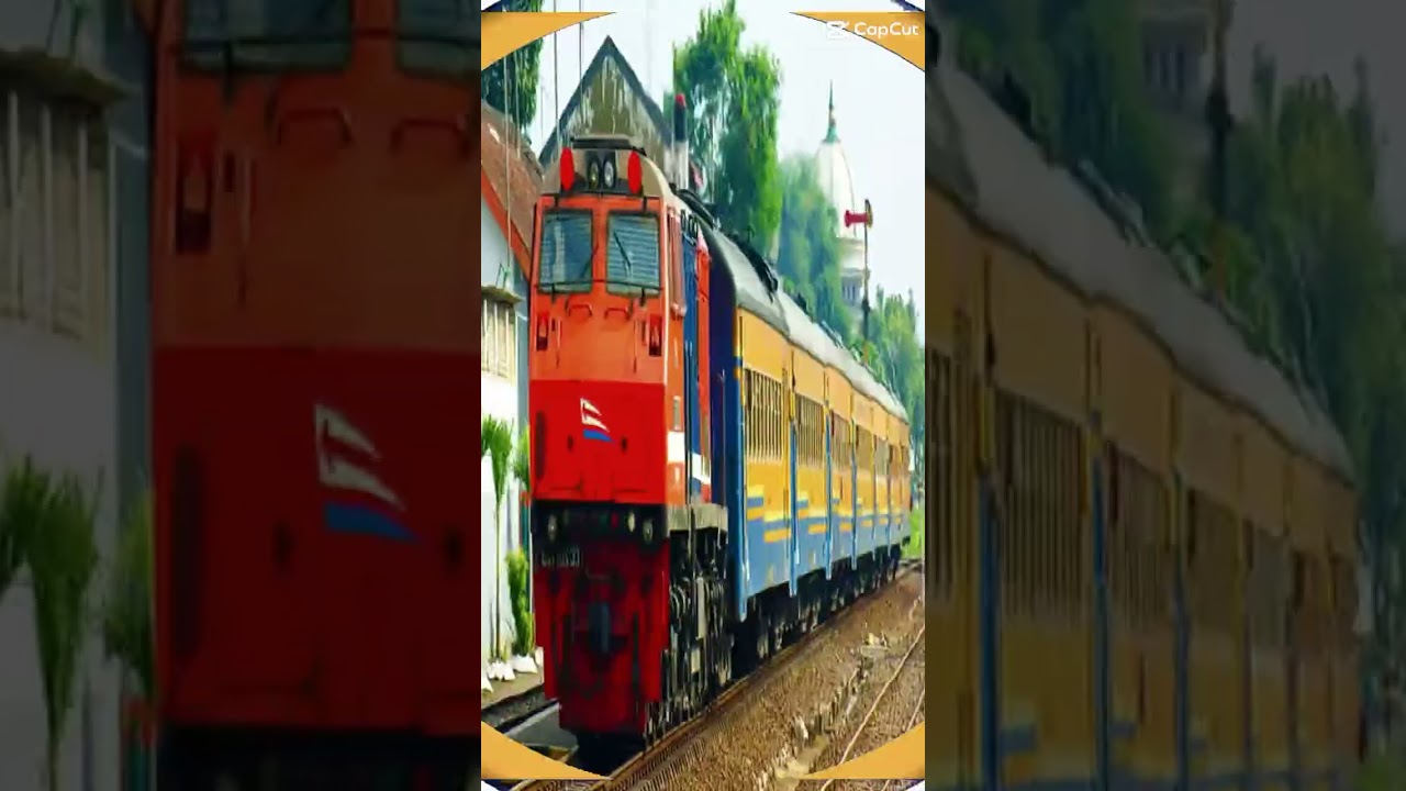 Jedag jedug CC 201 129r & CC 201 130r ) (Jedag jedug kereta api🔥 Indonesia)