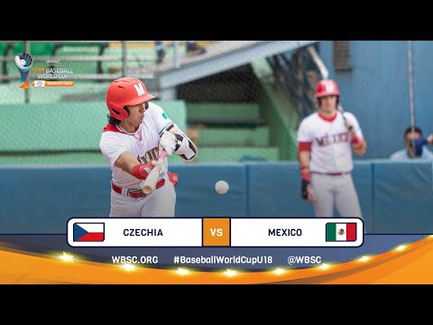 HIGHLIGHTS – Game 3 – Czechia vs. Mexico– WBSC U-18 Baseball World Cup