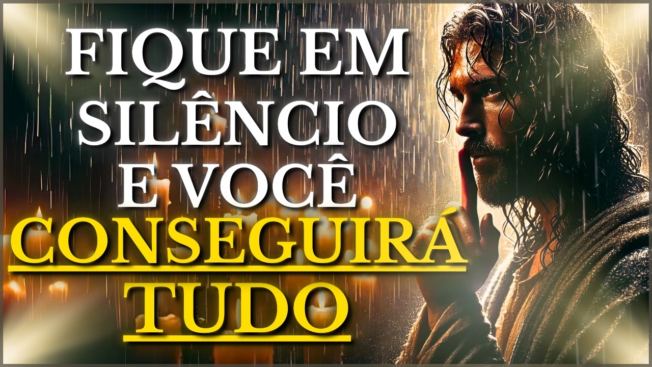 DESCUBRA o PODER do SILÊNCIO PARA suas BATALHAS da VIDA apenas SE CALE e CONFIE em DEUS
