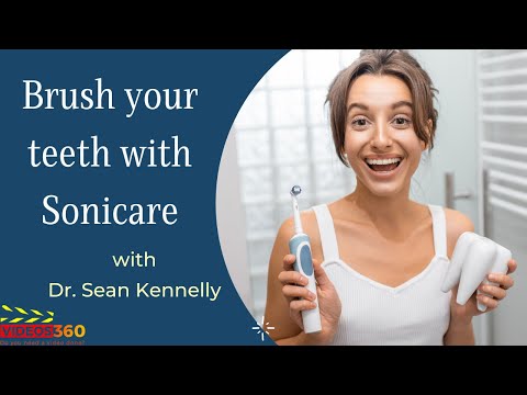 How to brush your teeth using a Sonicare toothbrush? - Dr. Sean Kennelly