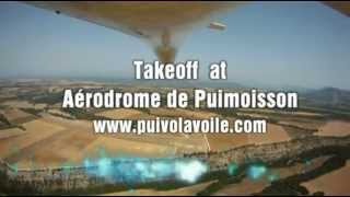 preview picture of video 'Aérodrome de Puimoisson   takeoff runway 26'
