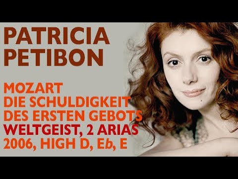 Patricia Petibon - Mozart: DIE SCHULDIGKEIT DES ERSTEN GEBOTS, Two arias, Vienna 2006, High E