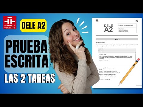 DELE A2 Exam: Written Test | 2025-2026 | Solved Tasks