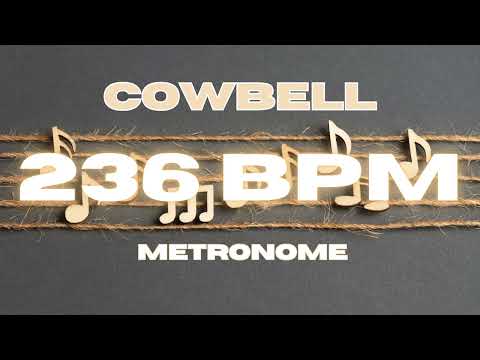 236 BPM - Cowbell Metronome