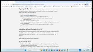 Signing into Google with your @DOEexternal.gov Account