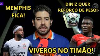 AGORA! CORINTHIANS MONITORA VIVEROS, DO ATHLETICO PR! MEMPHIS ACEITA AJUSTAR CONTRATO PARA FICAR