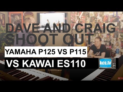 Yamaha P125 vs Yamaha P115 vs Kawai ES110 (2018)