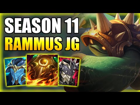 HOW TO PLAY RAMMUS JUNGLE & HARD CARRY - Season 11 Rammus Jungle Gameplay Guide - League of Legends