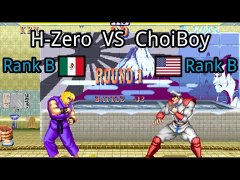 Street Fighter II': Hyper Fighting: (MX) H-Zero vs (US) ChoiBoy