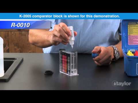 Testing Pool/Spa Water for Calcium Hardness Using Taylor’s K-2006