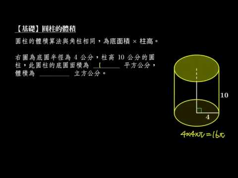 例題 圓柱的體積 數學 均一教育平台 例題 圓柱的體積 數學 均一教育平台