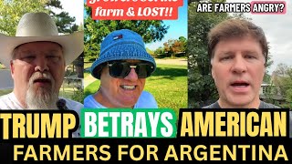 Trump Sends $20B To Argentina Farmers While Americans Suffer